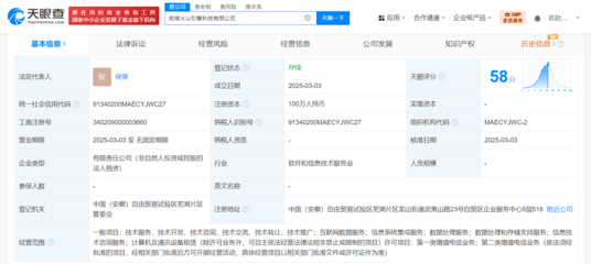 抖音在芜湖设立火山引擎科技公司，拓展互联网数据服务与设备租赁业务